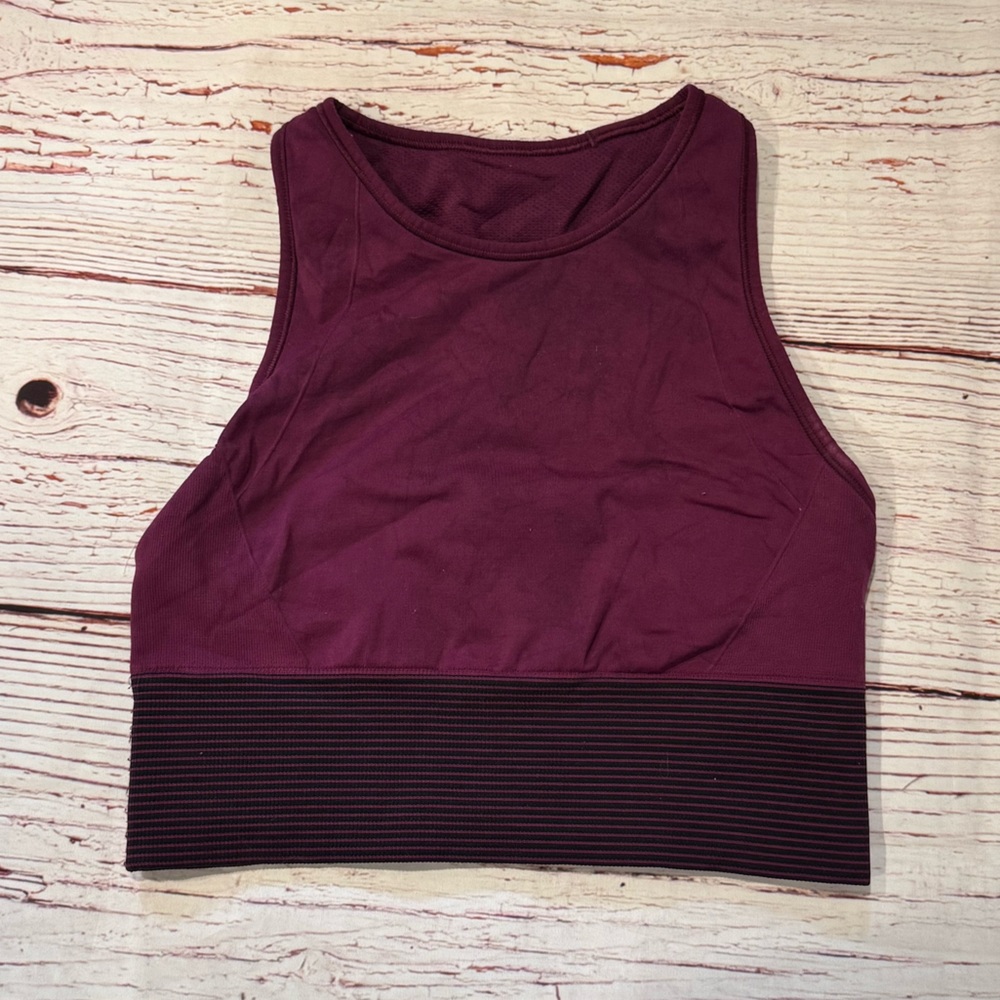 Lululemon Ebb to Train Bra Wash in Marvel / Black Sz 6 - Picture 3 of 8